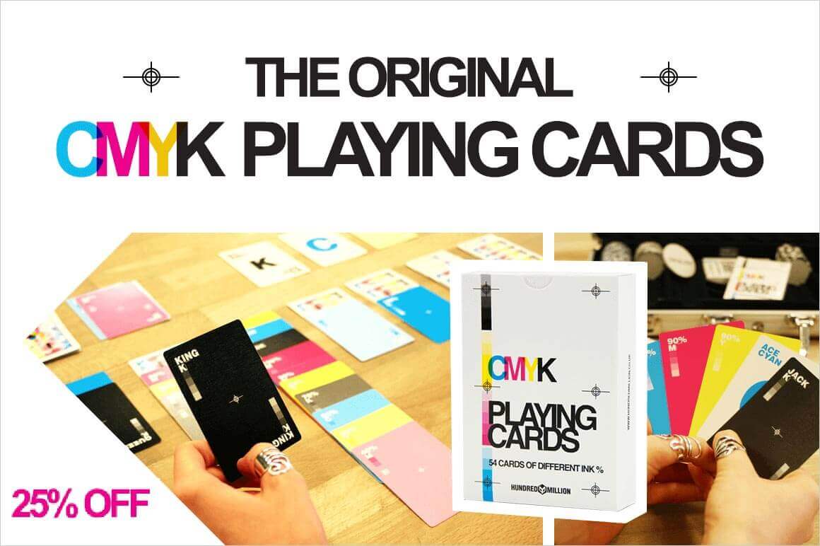 The Original CMYK Playing Cards - $9!