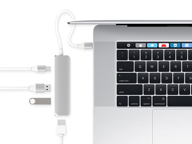 HyperDrive USB-C Hub with 4K HDMI Support for $44