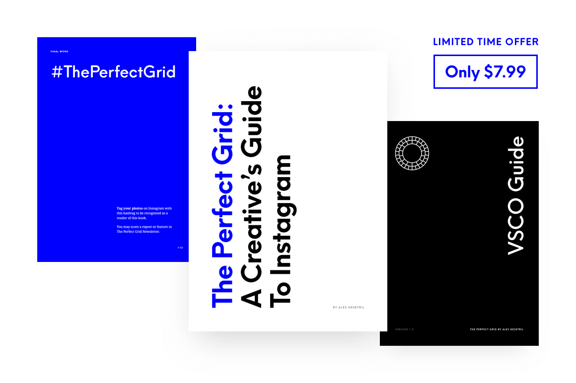 The Perfect Grid: A Creative’s Guide to Instagram eBook – only $7.99!