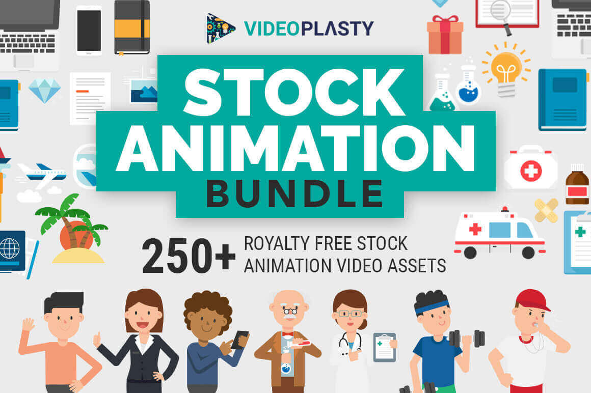 250+ Royalty Free Stock Animation Video Assets - only $17!