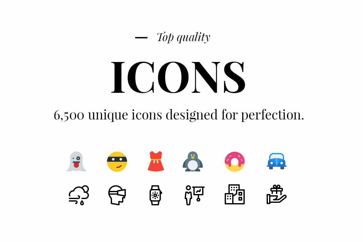 6,500 Unique Icons from Pixelicons – only $19!