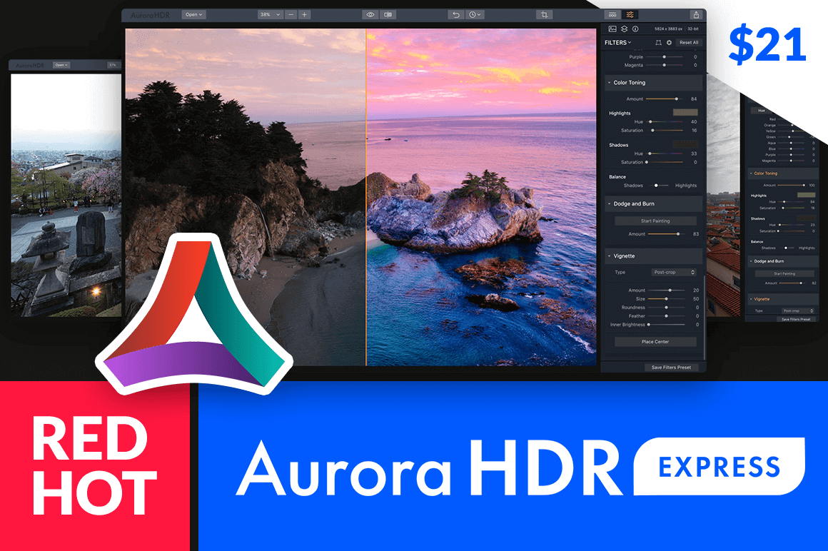 Get the Red Hot Aurora HDR Express for Half Price