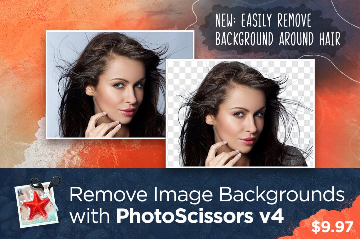 Remove Image Backgrounds with PhotoScissors 4 - only $9.97!