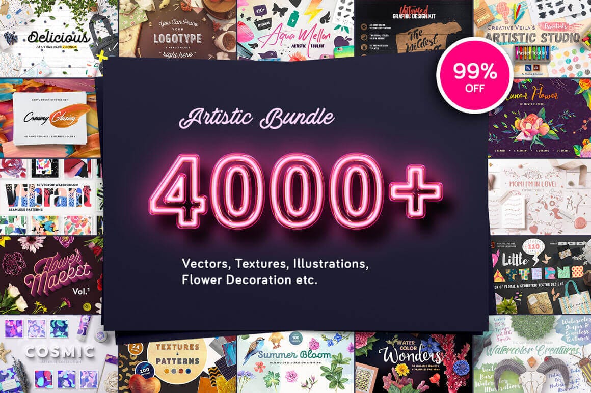 All-Stars Essential Artistic Bundle: 4000+ Vectors