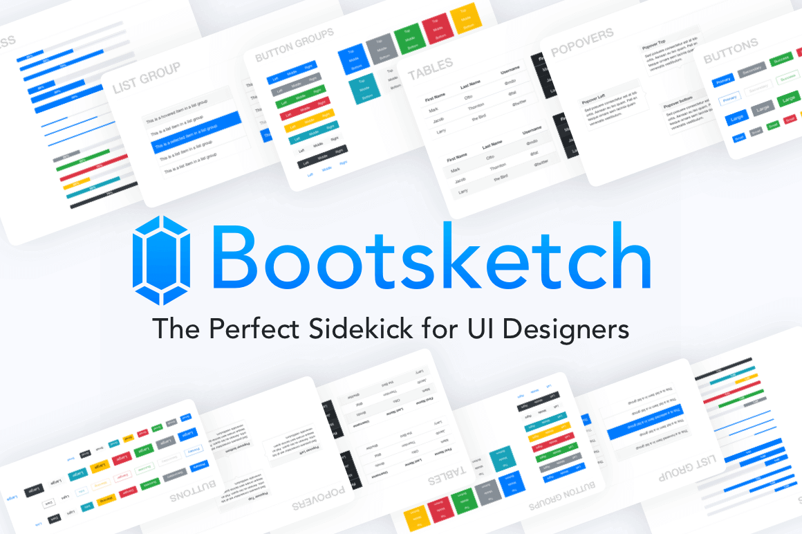 Bootsketch UI Design Library – only $14!