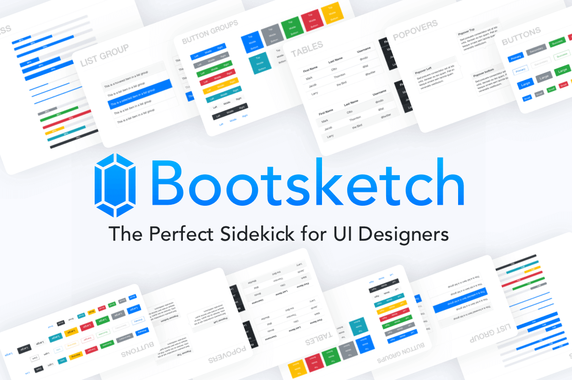 Bootsketch UI Design Library - only $14!