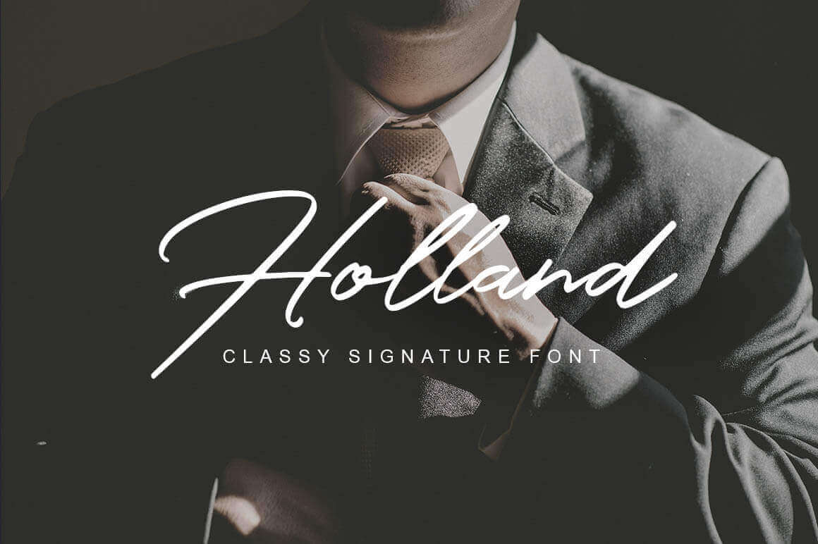 Strong, Classy Holland Font – only $9!