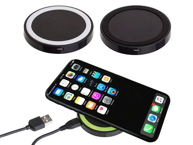Mini Qi Wireless Charging Pad for $11