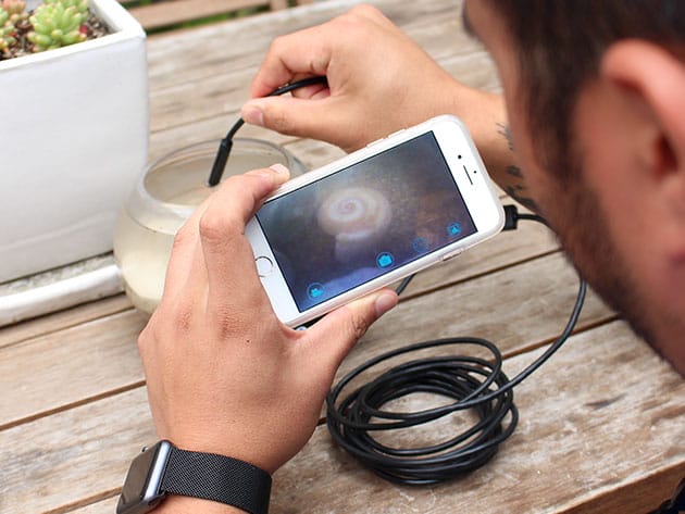 WiFi HD Waterproof Endoscopic Camera for $24