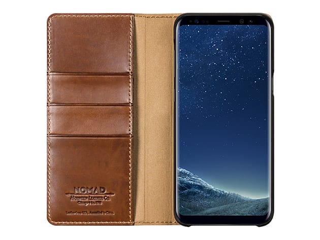 Leather Folio Wallet for Samsung Phones for $49