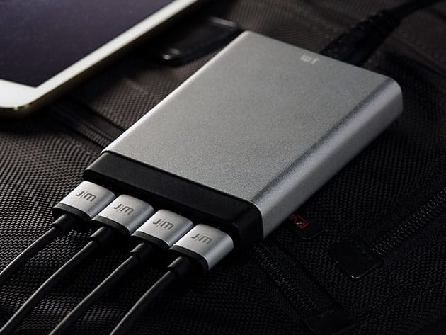 Just Mobile AluCharge Ultra Slim 4-Port Rapid USB Charger for $39