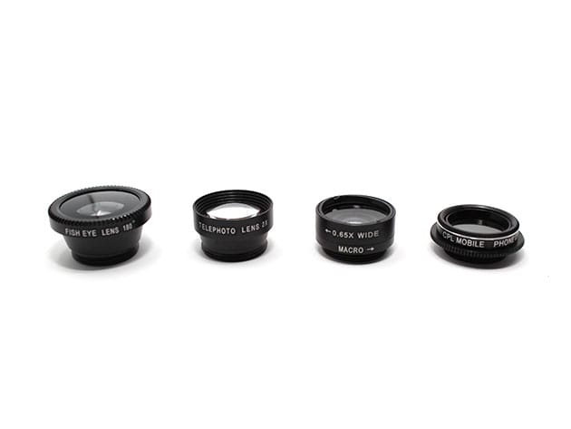 Clip & Snap Smartphone Camera Lenses: 5-Pack for $17