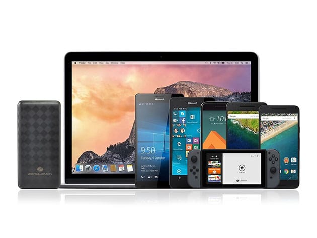 ZeroLemon JuiceBox 20100mAh USB Type-C Portable Charger for $59