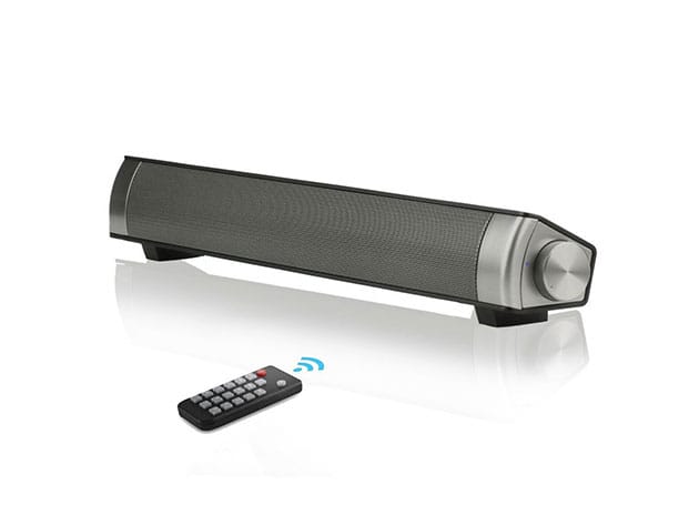 Bluetooth Hi-Fi SoundBar with Remote for $40