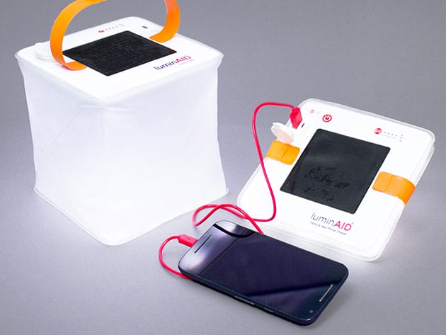 LuminAID PackLite Max 2-in-1 Phone Charger for $34