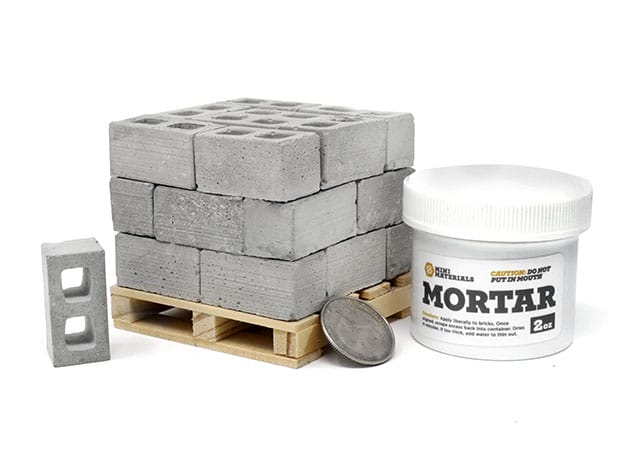 Mini Materials Miniature Cinder Blocks for $22