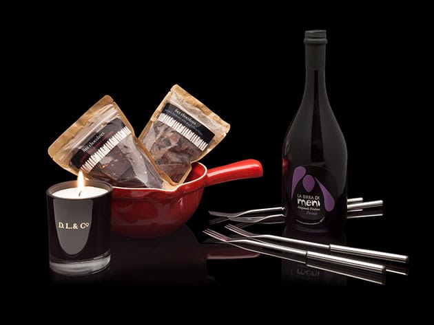 Robb Vices Chocolate Fondue Box Set for $128