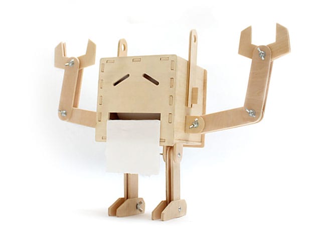 DIY Robot Tissue Box Holder for $24