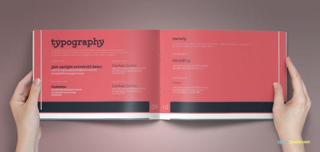 10 Brand Book 8 Typography 1