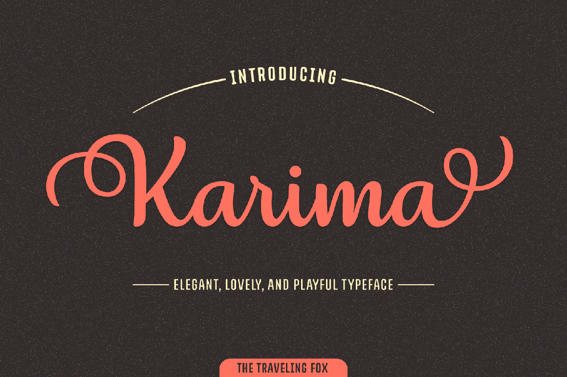 1000+ Unique Characters in Stunning Karima Script Font - only $7!