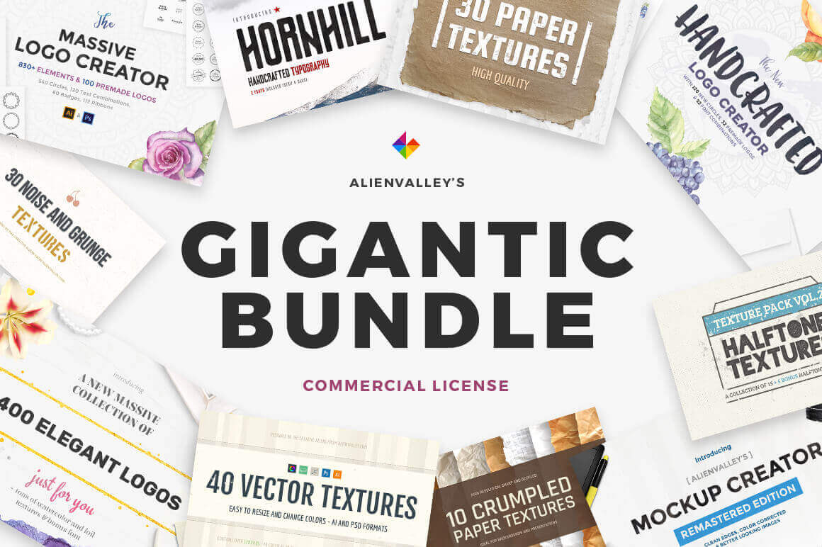 Gigantic Bundle of 1000+ Logos