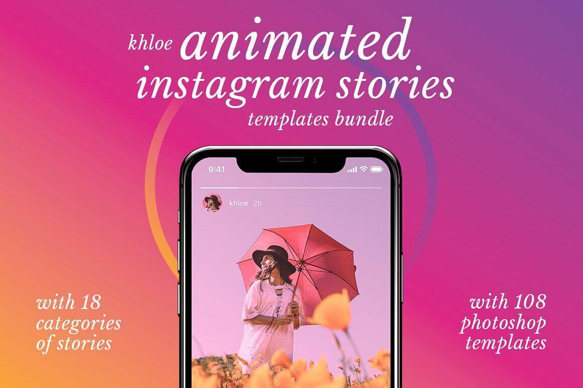 Quickly and Easily Build Animated Instagram Stories with Khloe – only $12!