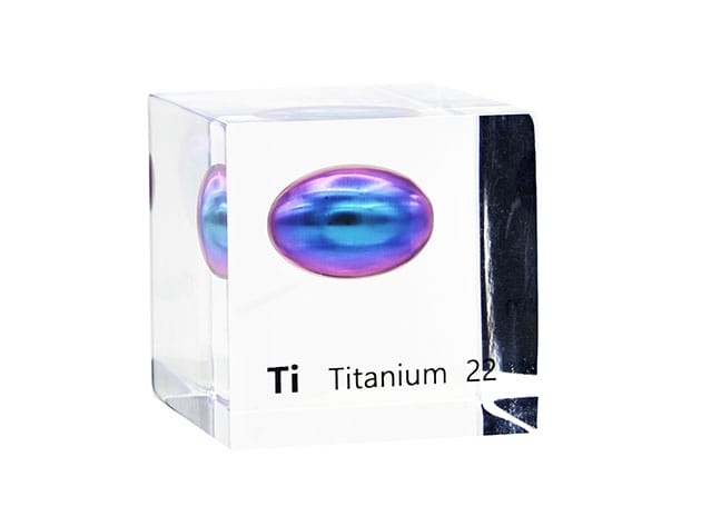 Luciteria Lucite Cube (Titanium) for $74