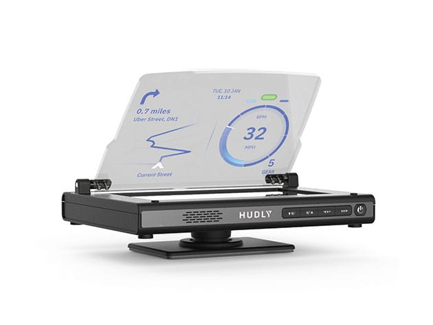 Hudly Wireless Smart Driving Head-Up Display for $259