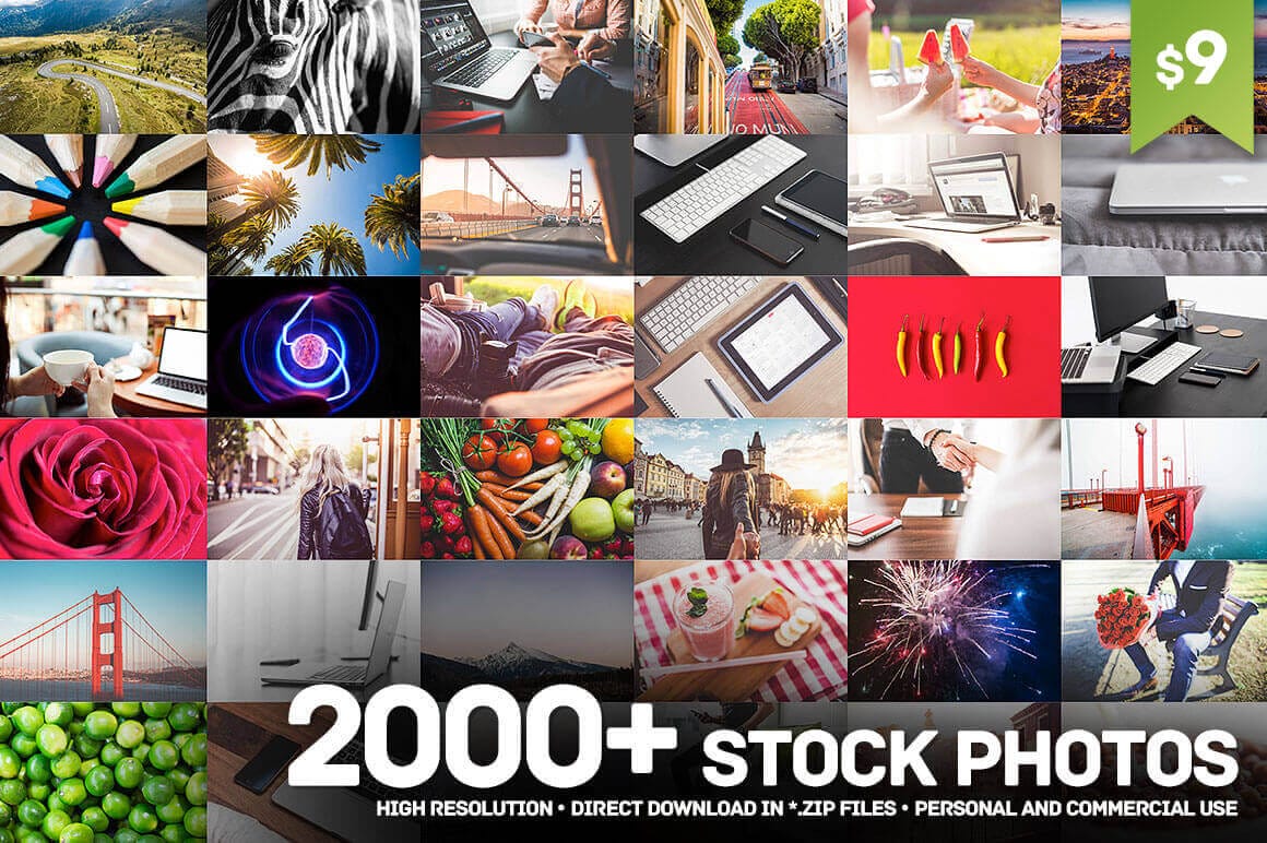 2000+ Hi-Res Stock Photos from picjumbo – only $9!