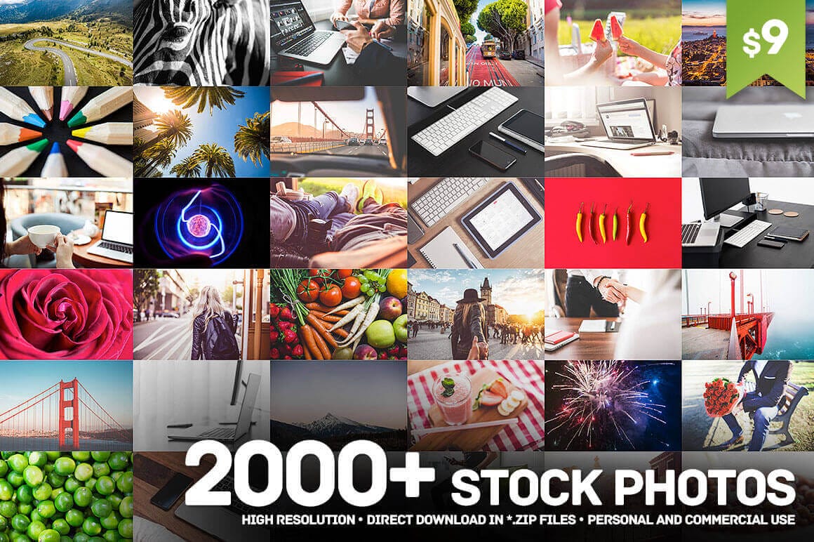 2000+ Hi-Res Stock Photos from picjumbo - only $9!