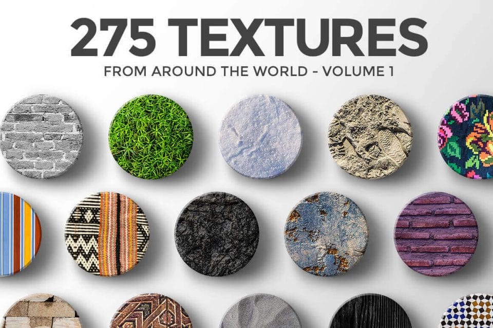 275 Hi-Res Textures from Around the World – only $9!