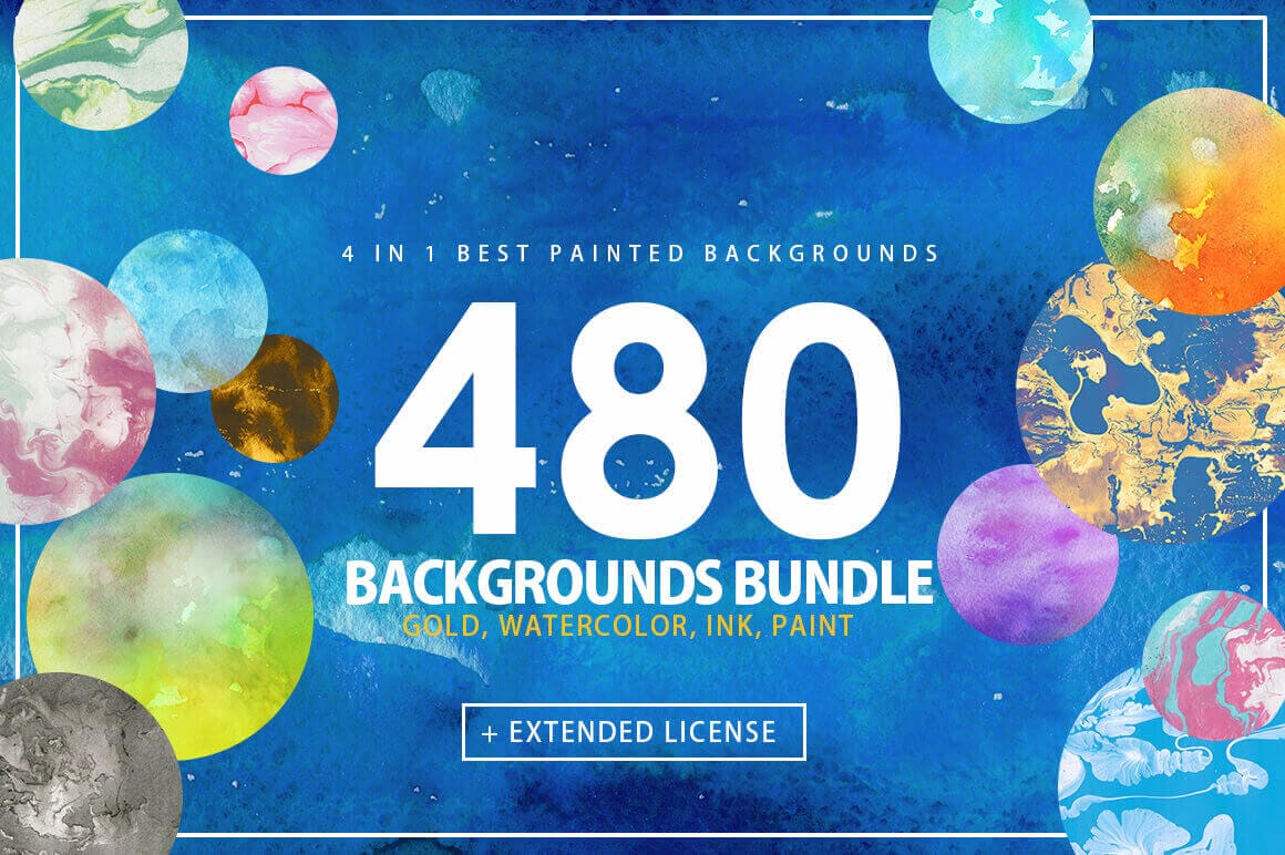 480 Super High-Resolution Painted Backgrounds – only $17!