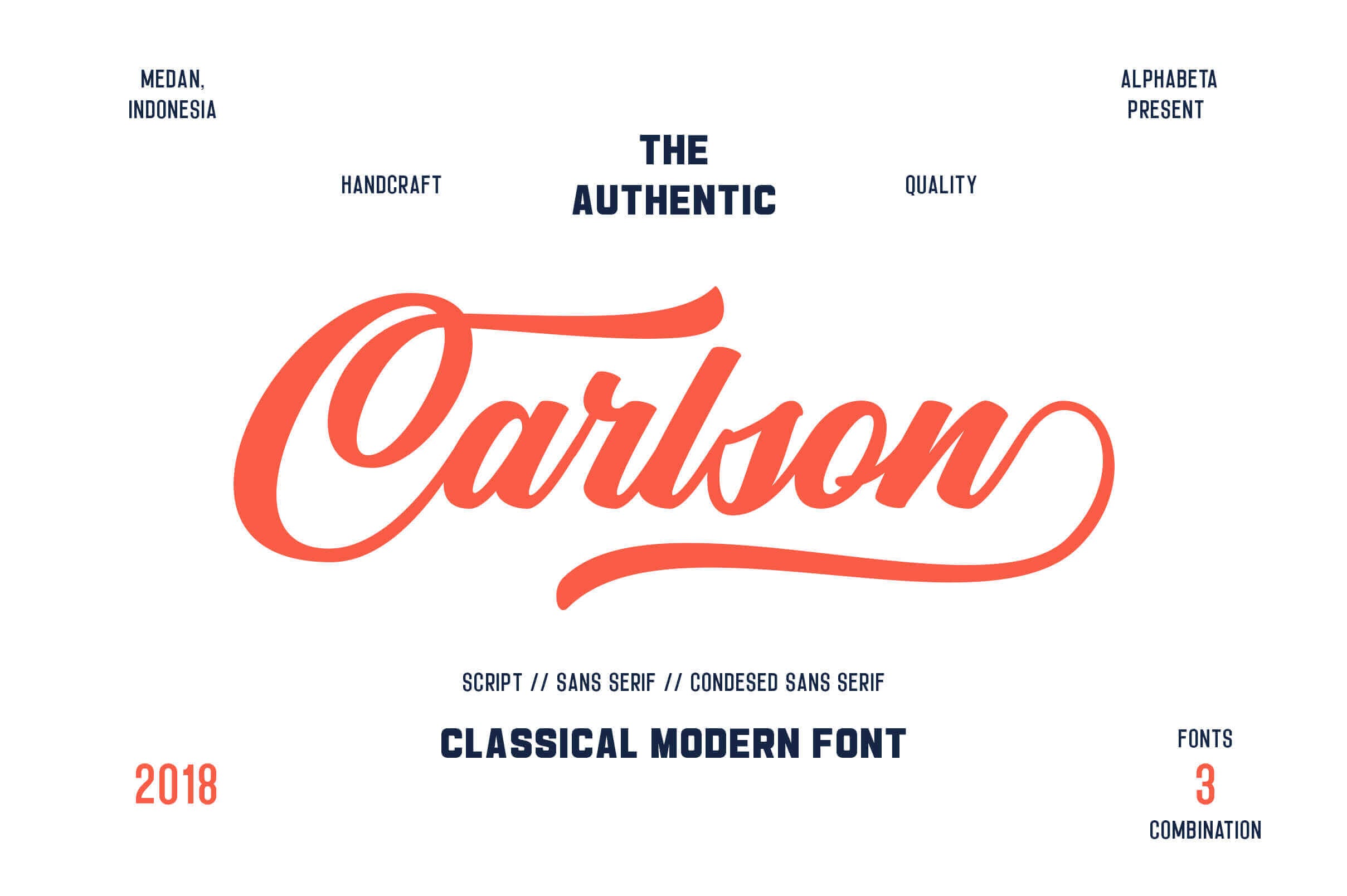 Contemporary, Nouvo-inspired Carlson Font Family – only $9!