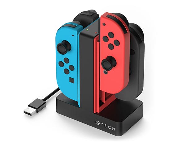4-In-1 Charger Dock For Nintendo Switch Joy-Con Controllers for $15