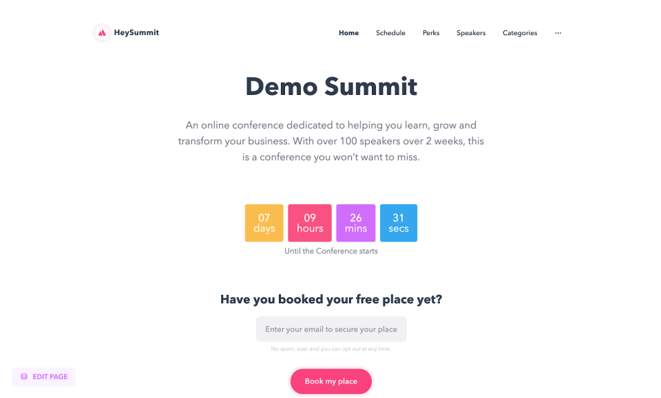 Lifetime Dealto HeySummit for $59