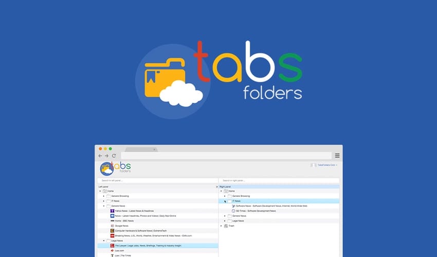 Lifetime Deal to TabsFolders for $39