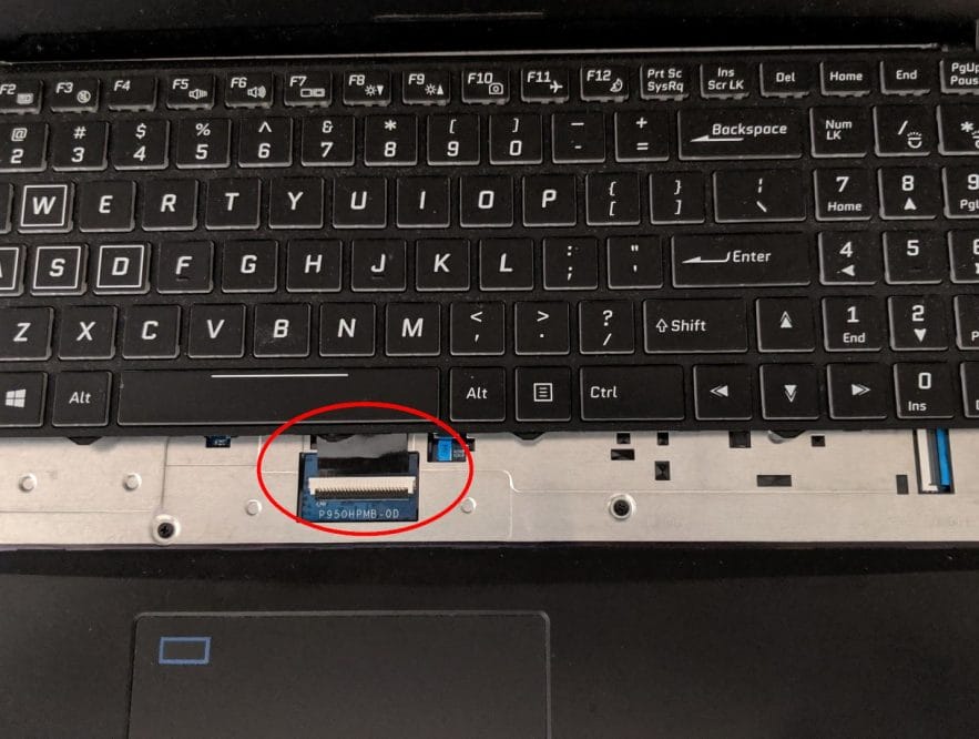 Business Legions - HOW TO OPEN THE METABOX P950HP BACK COVER Keyboard cables