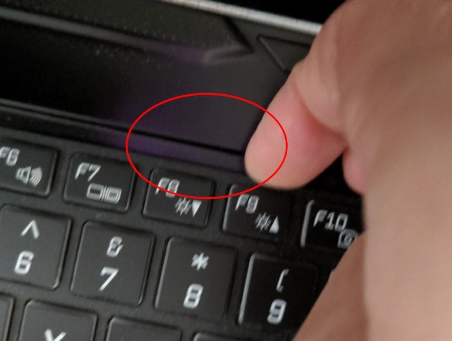 Business Legions - HOW TO OPEN THE METABOX P950HP BACK COVER keyboard gap