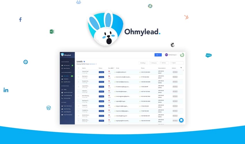 Lifetime Deal to Ohmylead for $49