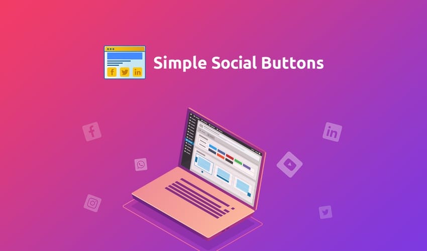 Lifetime Deal to Simple Social Buttons for $39