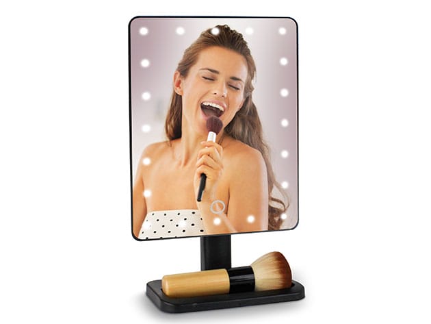 U-REFLECT Vanity Mirror with Built-In Speaker for $29