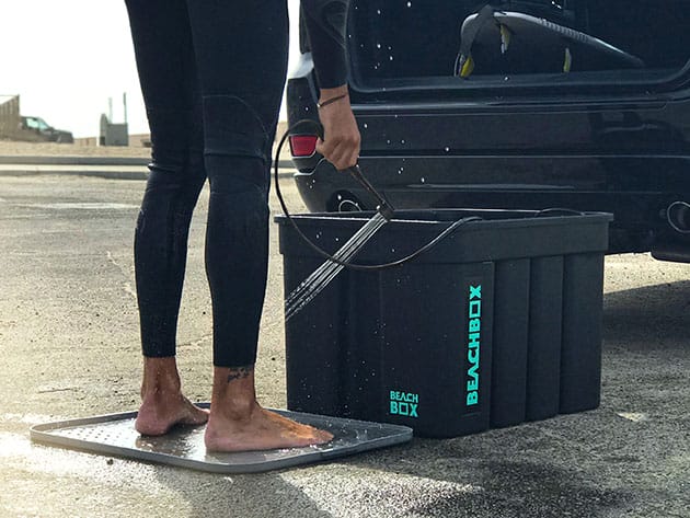 The BeachBox: Portable Shower & Storage for $169