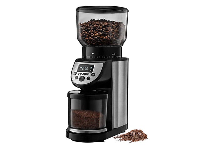 Gourmia® GCG205 14-Oz Automatic 4-Mode Digital Conical Burr Grinder for $99