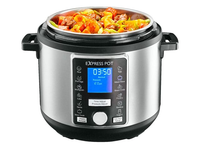 Gourmia® GPC965 6-Qt Pressure Cooker with Auto Release for $99