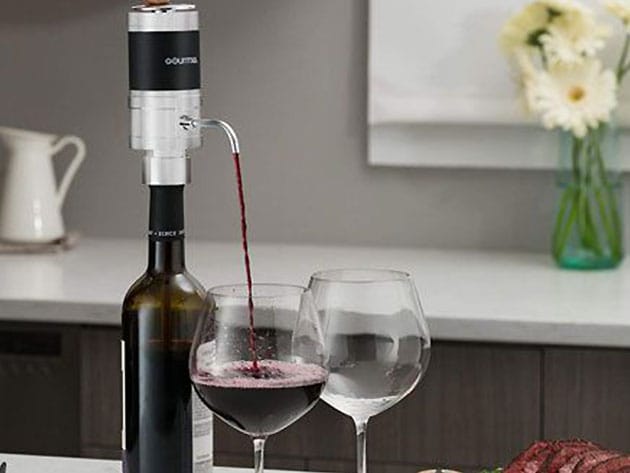 Gourmia® GWA9985 Electric Wine Aerator & Dispenser for $49