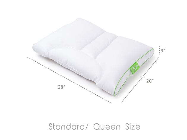 Sleep Yoga®: Dual-Neck Pillow with Pillow Cover  for $59