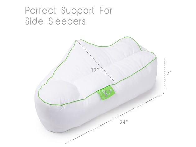 Sleep Yoga®: Side Sleeper Arm Rest Pillow with Pillow Cover for $59