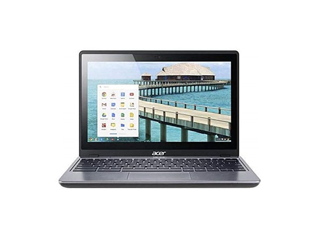 Acer C720P 11.6″ 16GB Touchscreen Chromebook – Black (Refurbished) for $109