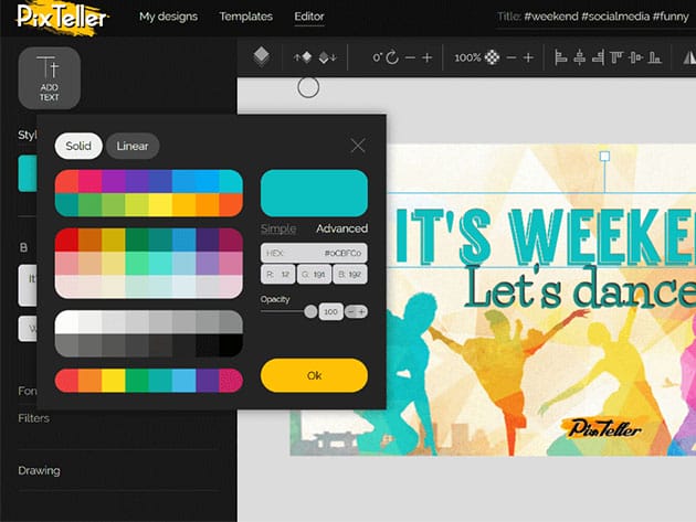PixTeller PRO Online Editor Subscriptions for $49