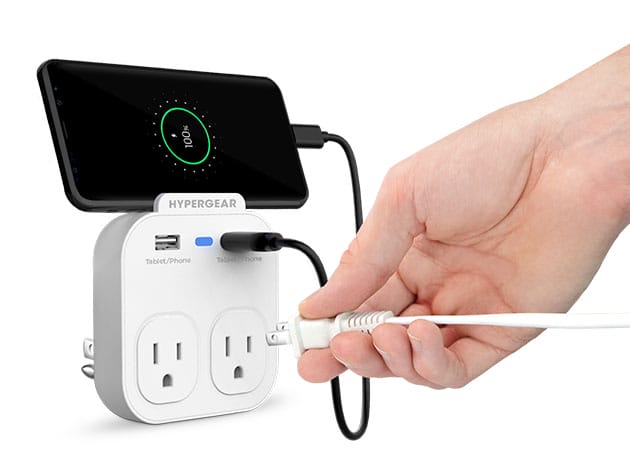 HyperGear 3-in-1 Multi-Charger, Holder & Nightlight for $19